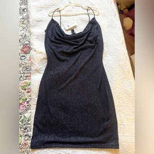 Windsor Mini Navy Sparkle Dress
